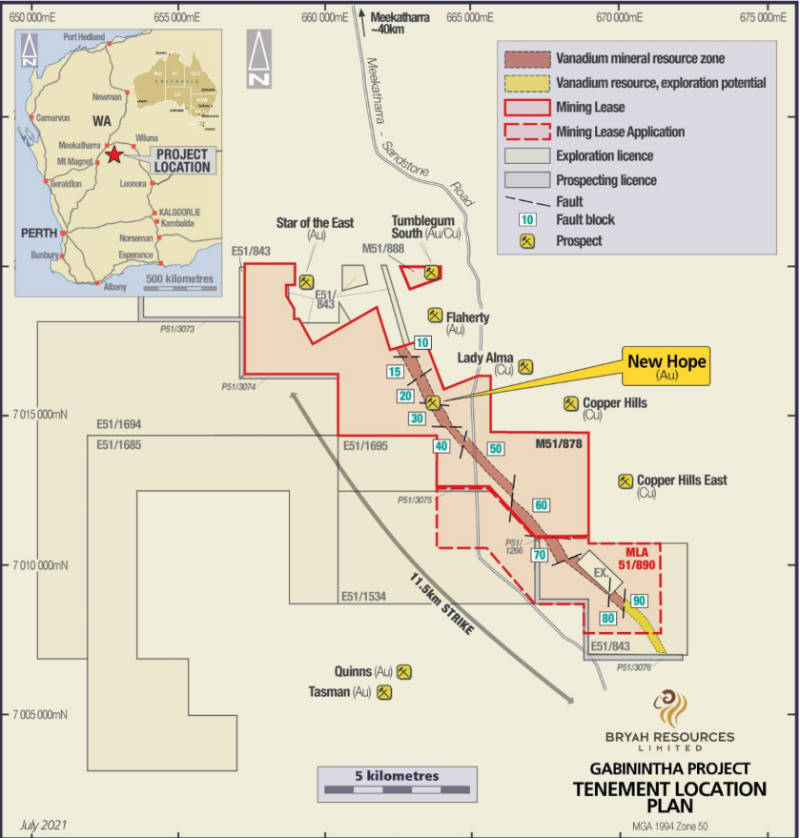 bryah resources gold new hope
