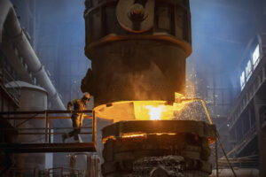 Chinese steel output