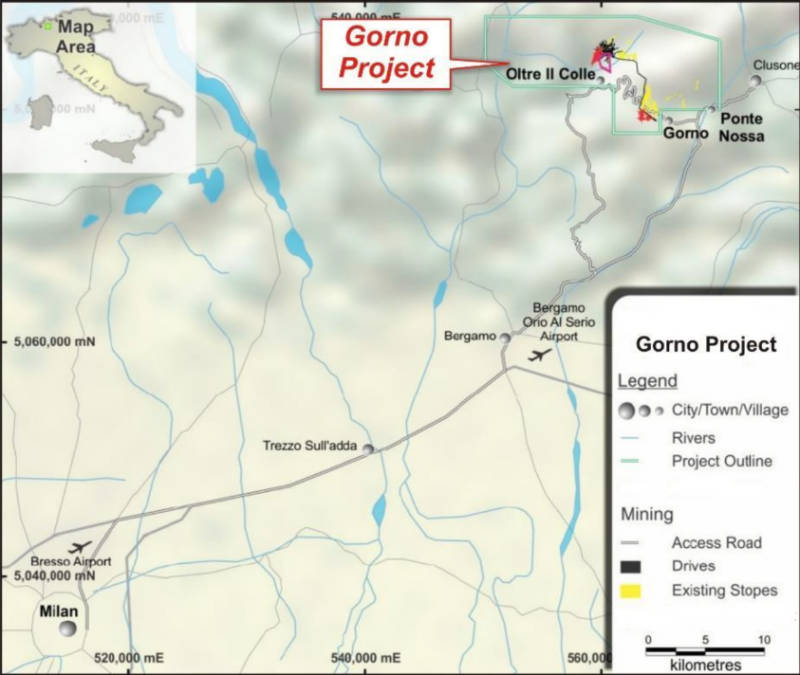altamin alta zinc lead italy