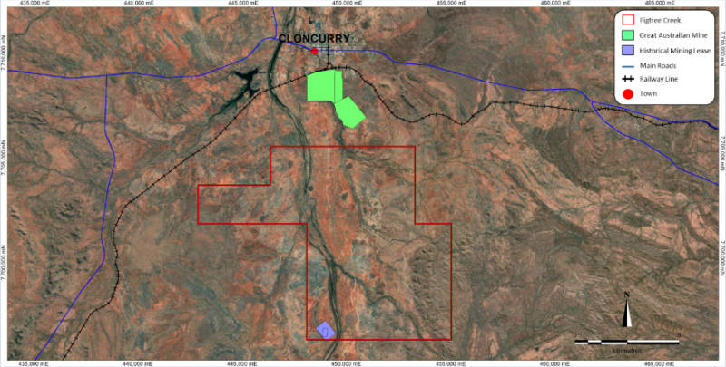 Critical Minerals Group Figtree Creek location