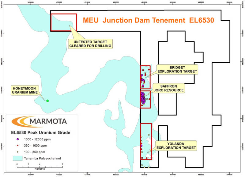 junction dam marmota location targets uranium