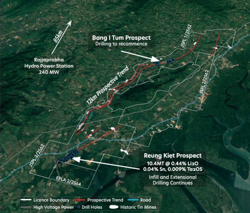 Pan Asia Metals reung kiet thailand lithium