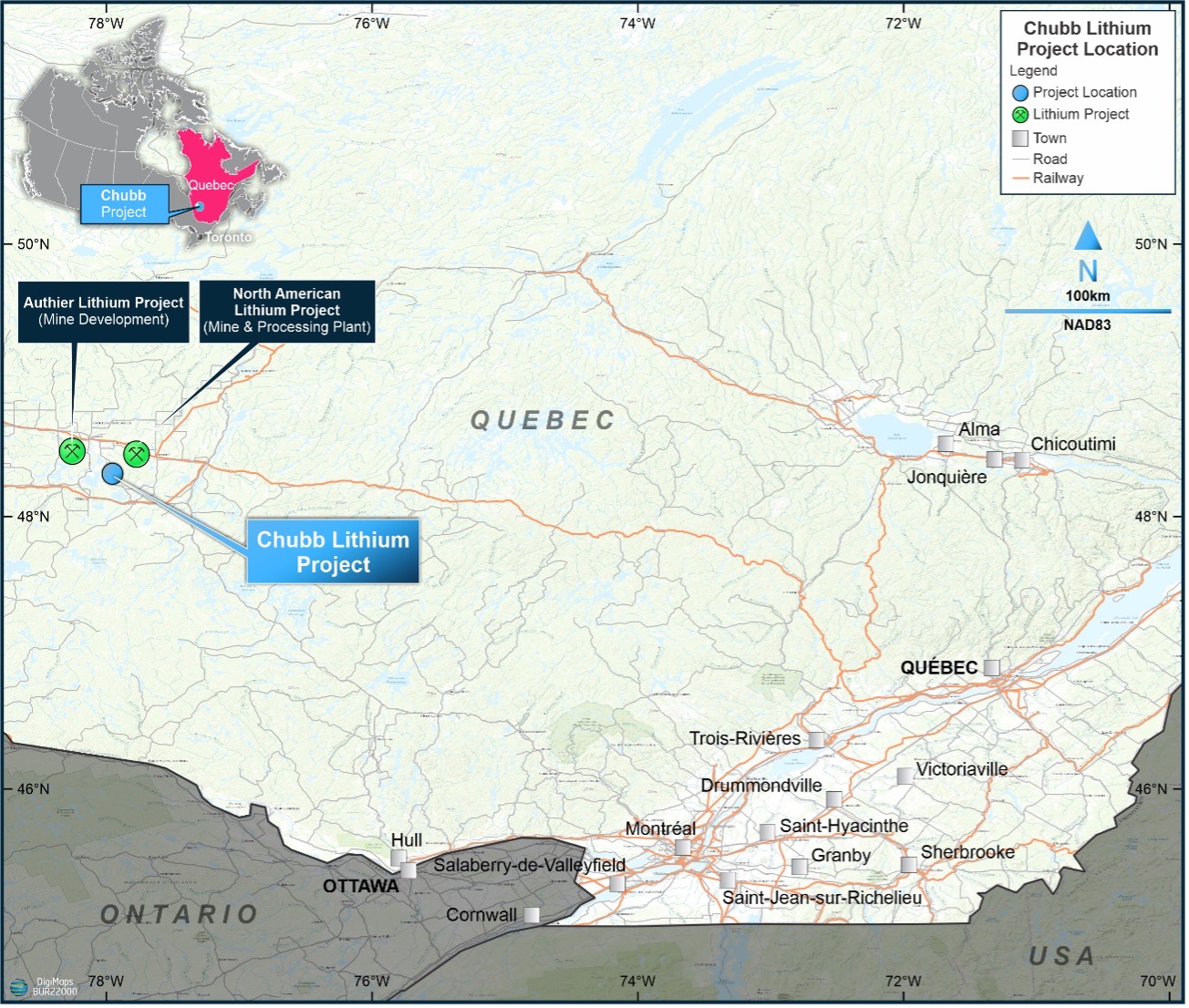 Burley’s bulking up in Quebec, acquiring Chubb lithium play near Sayona ...