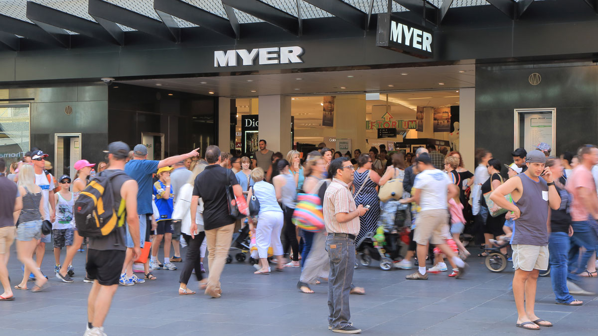 asx retail stocks myer