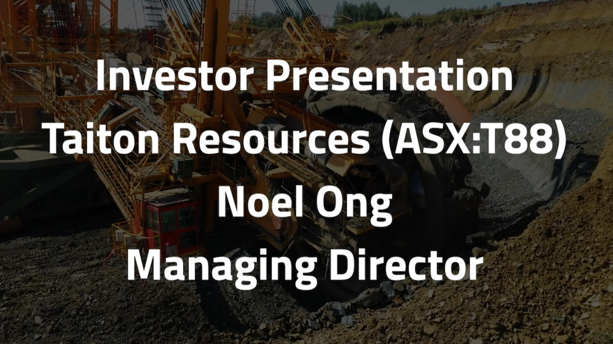 Investor Presentation: Taiton Resources