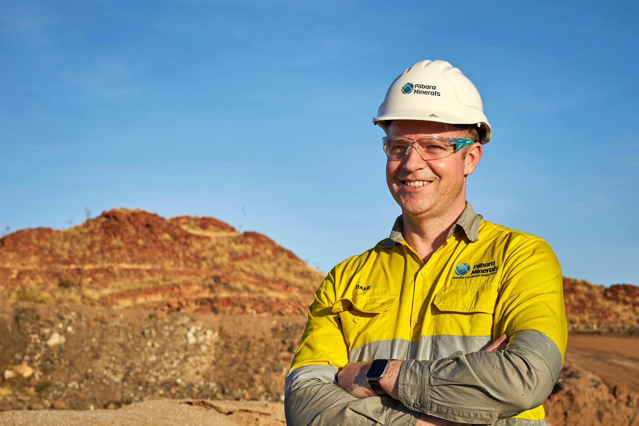 Dale Henderson from Pilbara Minerals at the Pilgangoora mine