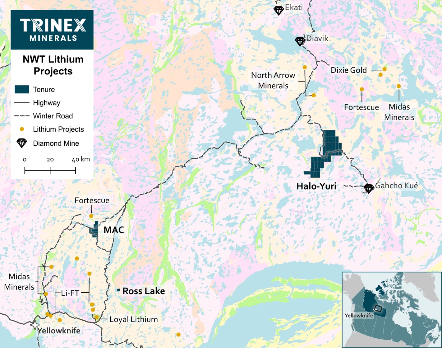 Trinex, Minerals, ASX, TX3, Lithium, Exploration, Field, Work, Ice, Melt, Summer, Program, Drilling, Junior, Hunter, Territories, Canada