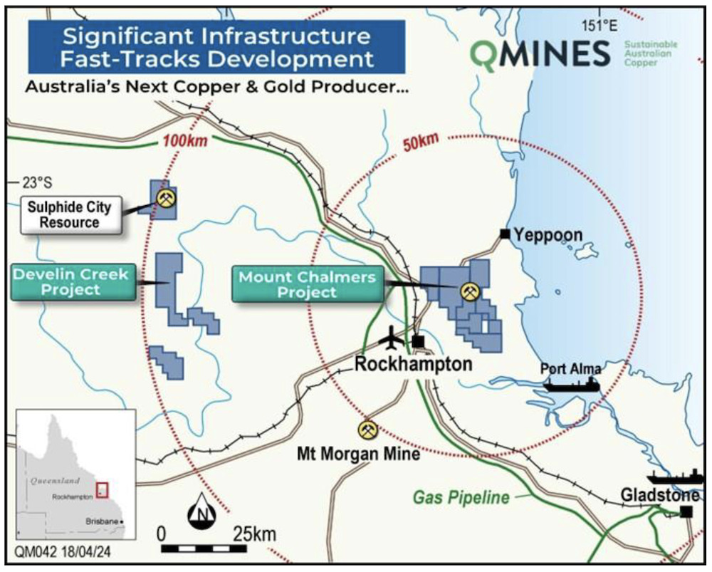 QMines, ASX, QML, Mt, Chalmers, QLD, Queensland, Pre, Feasibility, Study, Copper, Delivers, Project