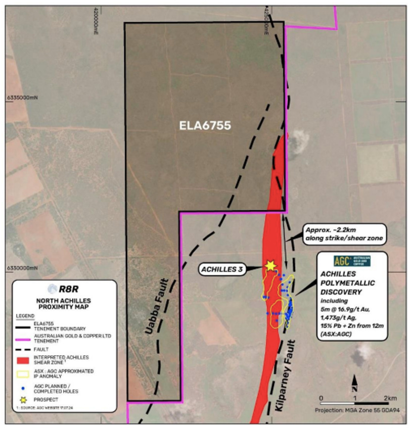 Regener8, Resources, ASX, R8R, Achilles, Tenement, AGC, Adjacent, NSW