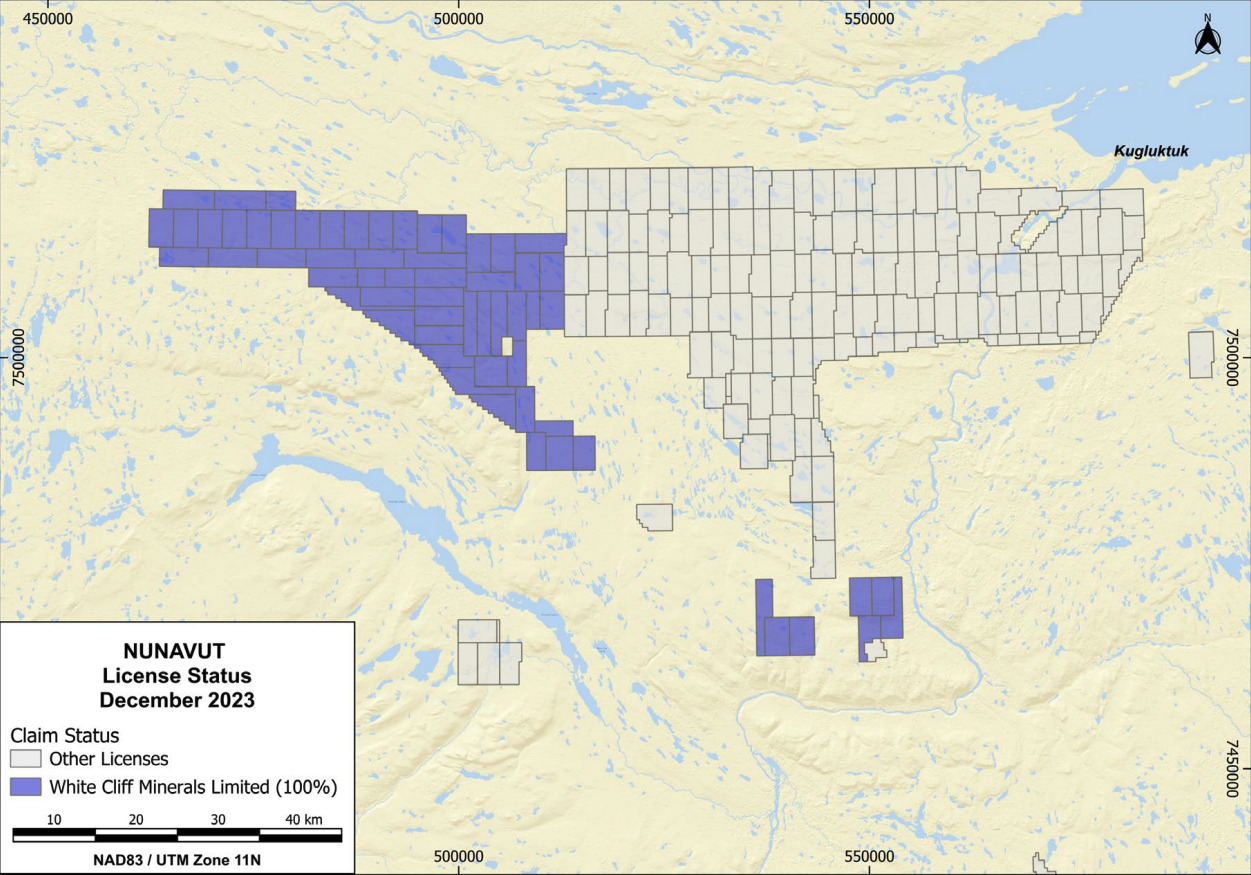 White, Cliff, Minerals, ASX, WCN, Nunavut, Copper, Explorers, Canada, Land