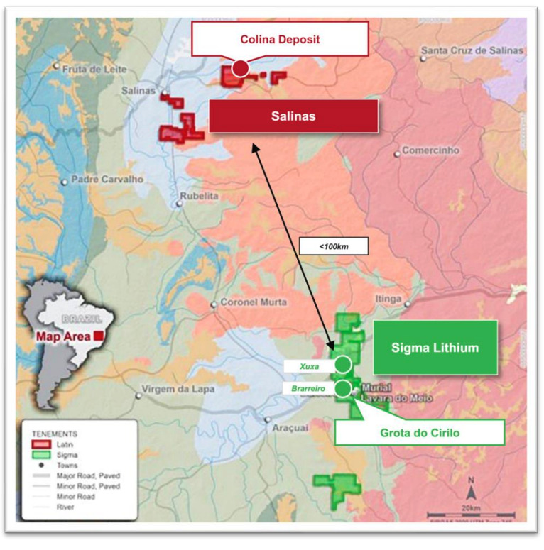 Latin, Resources, ASX, LRS, Pilbara, Minerals, Purchase, Salinas, Brazil, Lithium