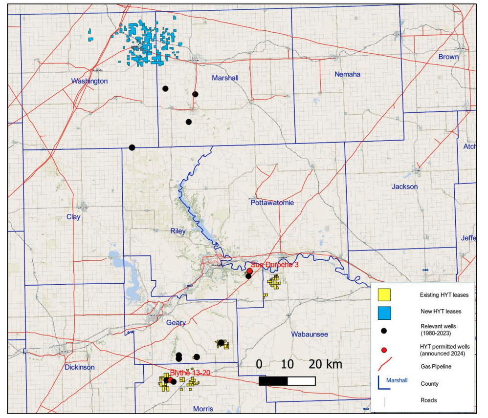 HyTerra, ASX, HYT, Lease, Acres, Nemaha, Project, Hydrogen