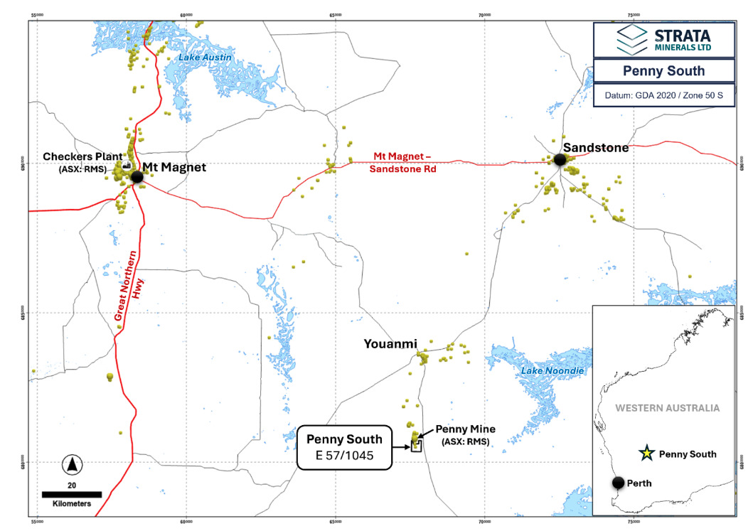 Strata, Minerals, ASX, SMX, Gold, Project, Penny, West