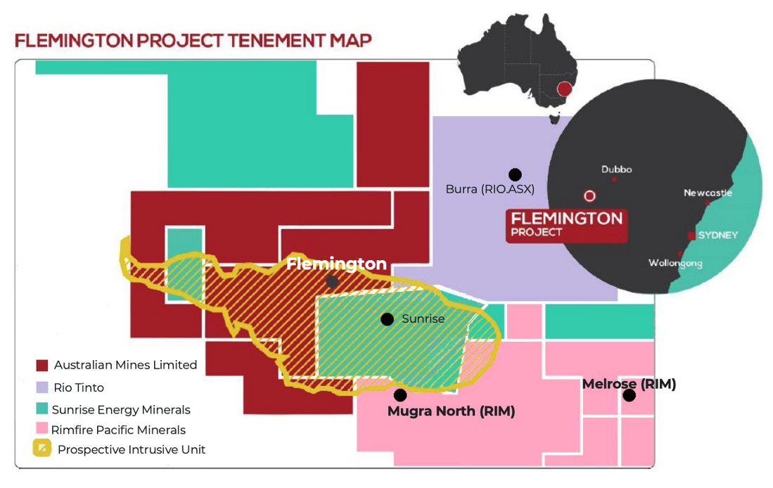 Australian, Mines, ASX, AUZ, Flemington, Scandium, Deposit