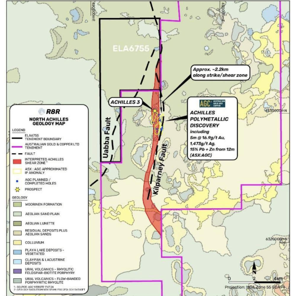 R8R granted North Achilles project