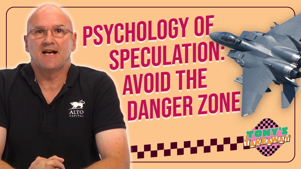 Tony’s Takeaway: Highway to the danger zone