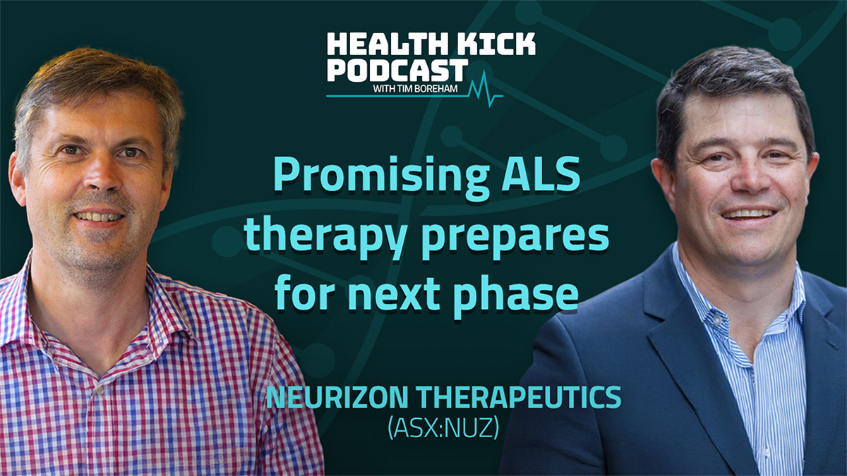 Health Kick Podcast: Fresh data keeps Neurizon on track in ALS fight