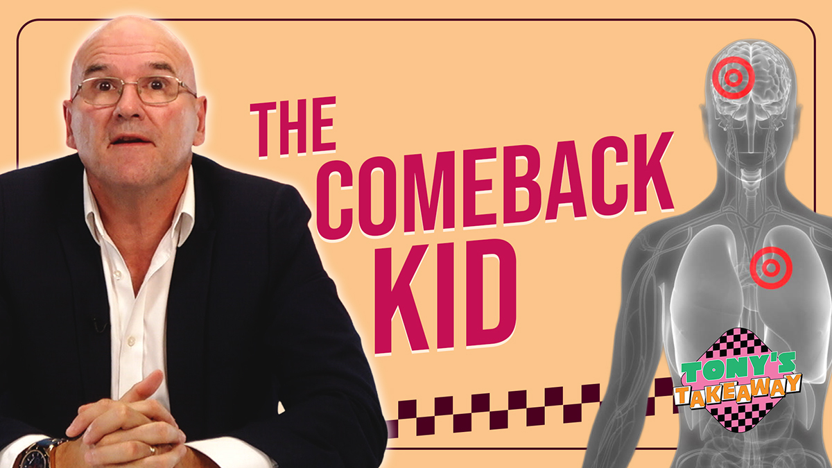 Tony’s Takeaway: Everybody loves a great comeback story